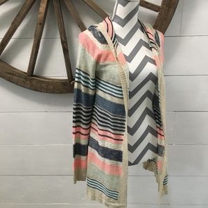 NWT Pink Rose Cardigan Hoodie